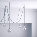 Crochet décentralisateur de plafond pour câble textile | ACCESSOIRESPOURLAMPES.FR