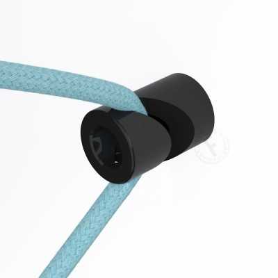 Crochet en V en bois pour câble textile | AccessoiresPourLampes.fr
