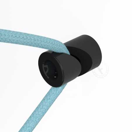 Crochet en V en bois pour câble textile | AccessoiresPourLampes.fr
