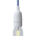 Douille E14 en porcelaine couleurs varièes