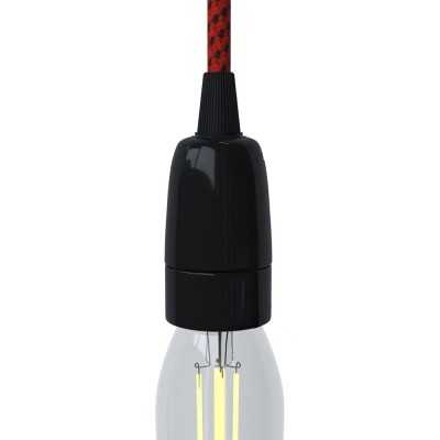 Douille E14 en porcelaine couleurs varièes