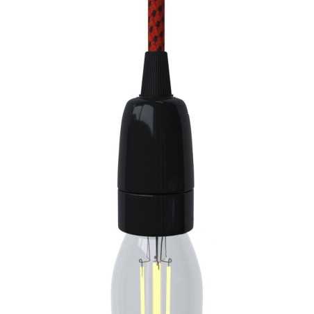 Douille E14 en porcelaine couleurs varièes