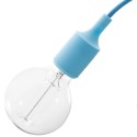 Cache-douille silicone avec douille E27 couleur gris