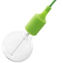 Cache-douille silicone avec douille E27 couleur gris