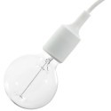 Cache-douille silicone avec douille E27 couleur gris