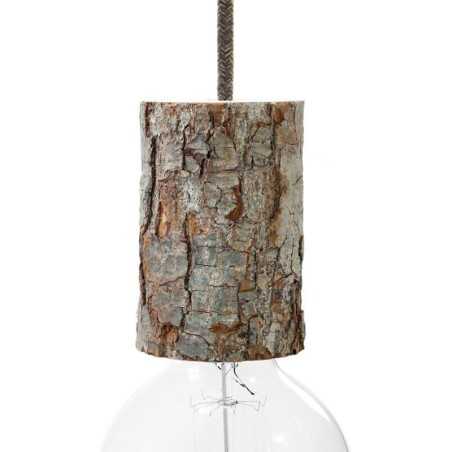 Cache-douilles en bois 11cm pour douilles E27