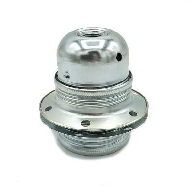 Douille E27 métal double bague abat-jour | Accessoires Pour Lampes