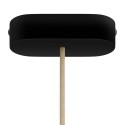 Support en bois de forme ovale 120mm pour lampes