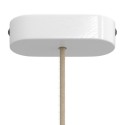 Support en bois de forme ovale 120mm pour lampes