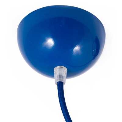 Rosace métallique semi-sphérique peinte pour suspensions | ACCESSOIRESPOURLAMPES.FR