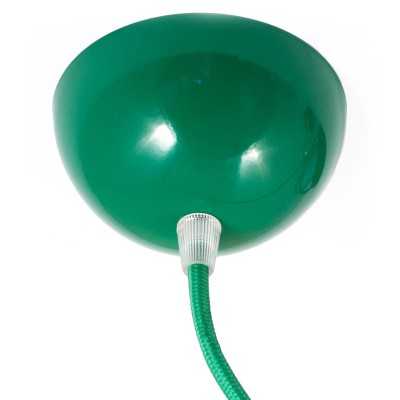 Rosace métallique semi-sphérique peinte pour suspensions | ACCESSOIRESPOURLAMPES.FR