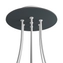 Rosace ronde 200 mm avec 7 trous | ACCESSOIRESPOURLAMPES.FR