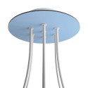 Rosace ronde 200 mm avec 7 trous | ACCESSOIRESPOURLAMPES.FR