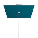 Support métallique carré 200mm x 200mm 1 sortie