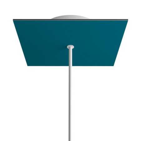 Support métallique carré 200mm x 200mm 1 sortie