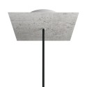 Support métallique carré 200mm x 200mm 1 sortie