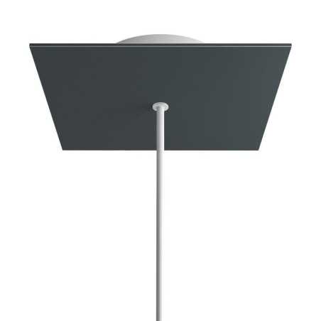 Support métallique carré 200mm x 200mm 1 sortie