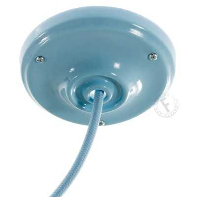 Rosace en porcelaine pour suspension | ACCESSOIRESPOURLAMPES.FR