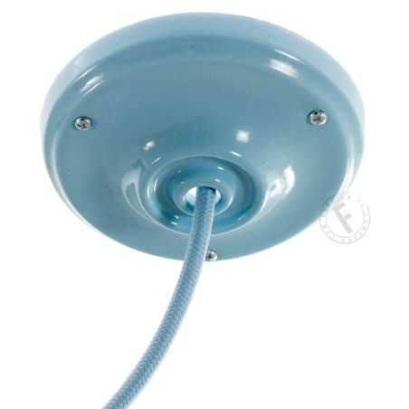 Rosace en porcelaine pour suspension | ACCESSOIRESPOURLAMPES.FR