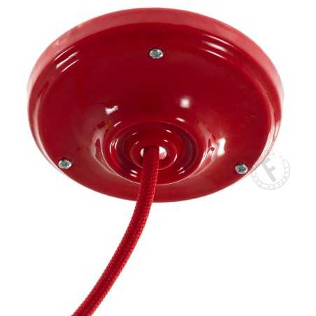 Rosace en porcelaine pour suspension | ACCESSOIRESPOURLAMPES.FR
