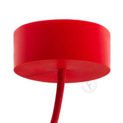 Pavillon décoratif silicone plat 81mm avec une sortie