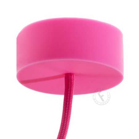 Pavillon décoratif silicone plat 81mm avec une sortie