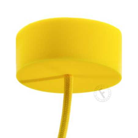 Pavillon décoratif silicone plat 81mm avec une sortie