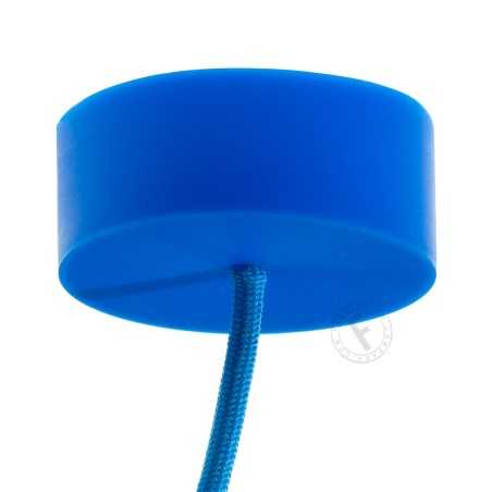 Pavillon décoratif silicone plat 81mm avec une sortie