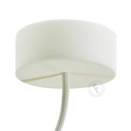 Pavillon décoratif silicone plat 81mm avec une sortie