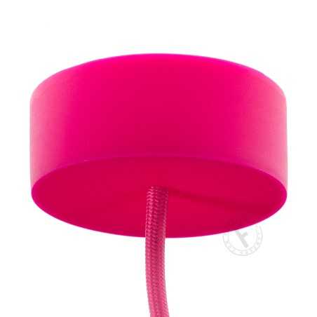 Pavillon décoratif silicone plat 81mm avec une sortie