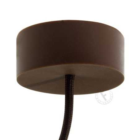 Pavillon décoratif silicone plat 81mm avec une sortie