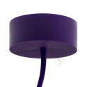 Pavillon décoratif silicone plat 81mm avec une sortie