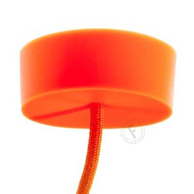 Pavillon décoratif silicone plat 81mm avec une sortie