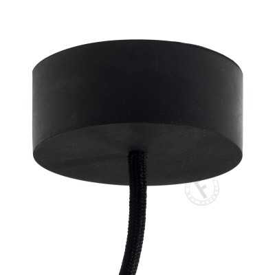 Pavillon décoratif silicone plat 81mm avec une sortie