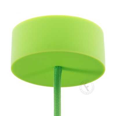 Pavillon décoratif silicone plat 81mm avec une sortie