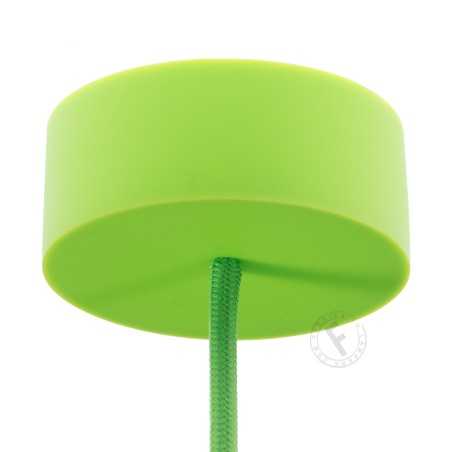 Pavillon décoratif silicone plat 81mm avec une sortie
