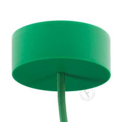 Pavillon décoratif silicone plat 81mm avec une sortie