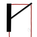 Support mural orientable en bois pour suspensions | AccessoiresPourLampes.fr