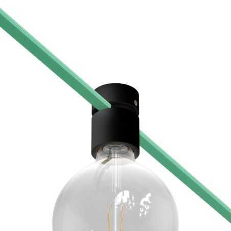 Douille en bois pour câble textile guirlande E27 | AccessoiresPourLampes.fr