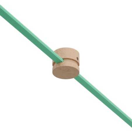 Accessoire pour fixer câble de guirlande en bois