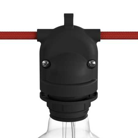 Douille extérieure double sortie IP65 E27 | AccessoiresPourLampes.fr