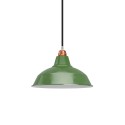 Abat-jour métallique émaillé en forme de cloche E27 de 30 cm | Pour suspensions