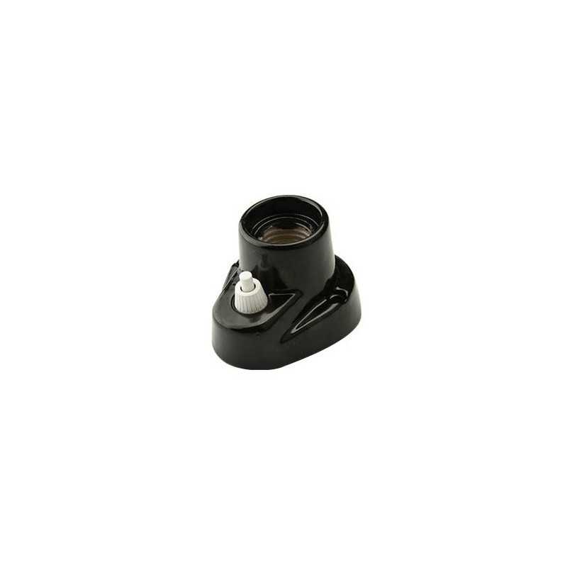 Applique porcelaine E27 rétro avec interrupteur