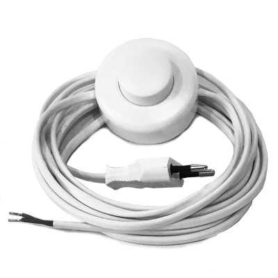 Connexion de 3 mètres avec interrupteur à pied