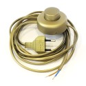 Connexion de 3 mètres avec interrupteur à pied