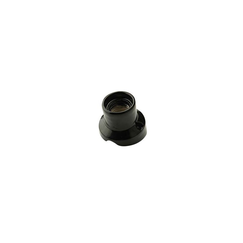 Lampe inclinée avec socle porcelaine pour murs E27