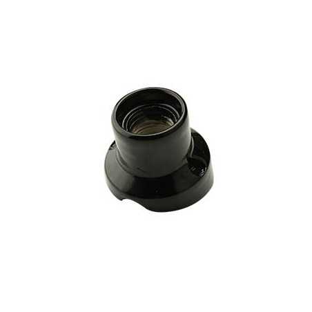 Lampe inclinée avec socle porcelaine pour murs E27