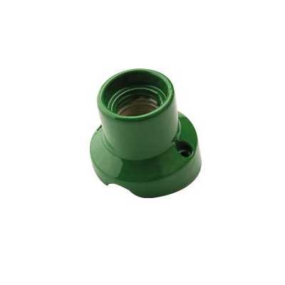 Lampe inclinée avec socle porcelaine pour murs E27
