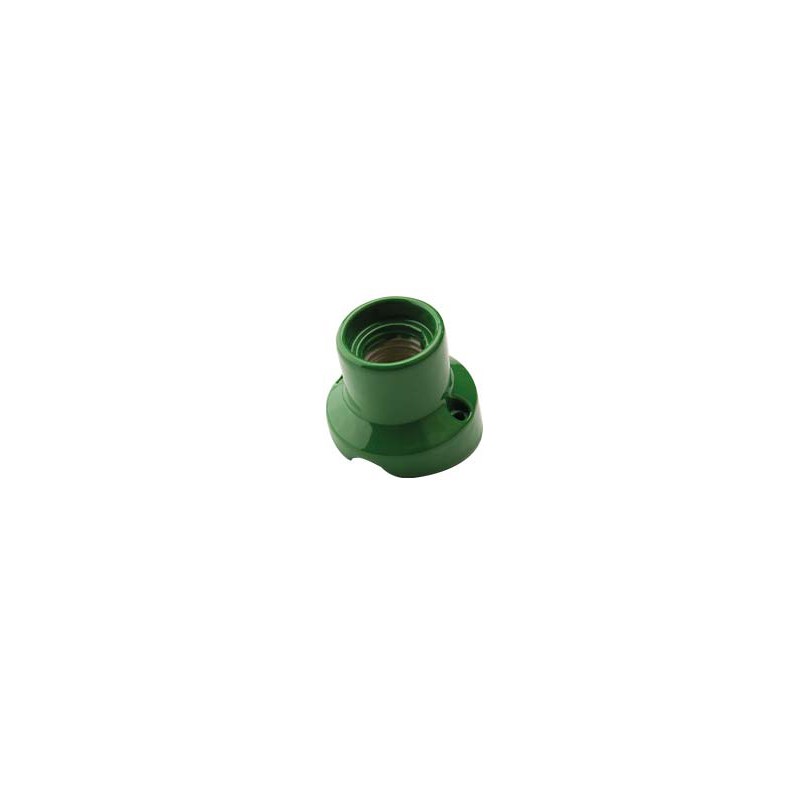 Lampe inclinée avec socle porcelaine pour murs E27