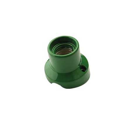 Lampe inclinée avec socle porcelaine pour murs E27